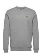 Crew Neck Sweatshirt Tops Sweatshirts & Hoodies Sweatshirts Grey Lyle & Scott