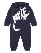 Baby French Terry All Day Play Coverall / Nkn All Day Play C Langærmet Body Navy Nike
