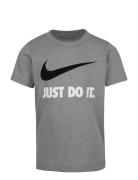 Nike Swoosh Just Do It Tee Sport T-Kortærmet Skjorte Grey Nike