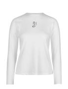 Elemental Long Sleeve 2.0 Sport T-shirts & Tops Long-sleeved White Johaug