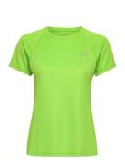 Women Core Running T-Shirt S/S Sport T-shirts & Tops Short-sleeved Green Newline
