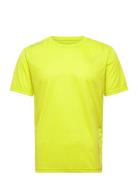 Men Core Functional T-Shirt S/S Sport T-Kortærmet Skjorte Yellow Newline