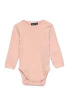 Nevadasb Bodystocking Bodies Long-sleeved Pink Sofie Schnoor Baby And Kids