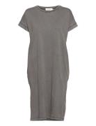 Lnhanky Dress Knælang Kjole Grey Lounge Nine