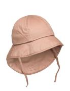 Sun Hat W. String Solhat Beige En Fant