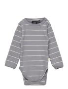 Nevadasb Bodystocking Bodies Long-sleeved Grey Sofie Schnoor Baby And Kids