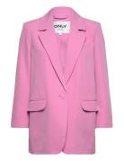 Onllana-Berry L/S Ovs Blazer Tlr Noos Blazers Single Breasted Blazers Pink ONLY