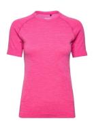 Core Dry Active Comfort Ss W Sport T-shirts & Tops Short-sleeved Pink Craft
