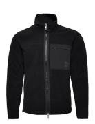 Maisaac Zipper Tops Sweatshirts & Hoodies Fleeces & Midlayers Black Matinique