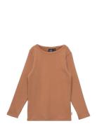 Arizonasb T-Shirt Long Sleeve Tops T-shirts Long-sleeved T-Skjorte Brown Sofie Schnoor Baby And Kids