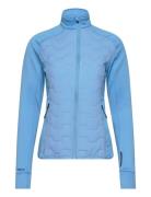 Txlite Hybrid Midlayer Zip Woman Sport Sweatshirts & Hoodies Fleeces & Midlayers Blue Tenson