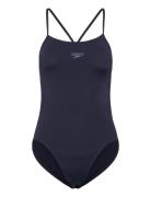 Womens Eco Endurance+ Thinstrap Sport Swimsuits Navy Speedo