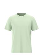 Slhaspen Ss O-Neck Tee Noos Tops T-Kortærmet Skjorte Green Selected Homme