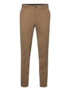 Slhslim-Liam Trs Flex Noos Bottoms Trousers Formal Brown Selected Homme