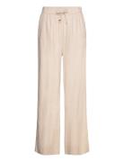 Amosiw Pants Bottoms Trousers Wide Leg Cream InWear