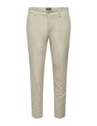 Onsmark Tap 0011 Cotton Linen Pnt Bottoms Trousers Chinos Beige ONLY & SONS