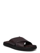 Sandals - Flat - Open Toe - Op Shoes Summer Shoes Sandals Brown ANGULUS