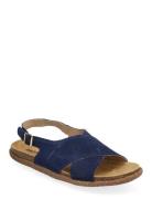 Sandals - Flat - Open Toe - Op Flade Sandaler Blue ANGULUS