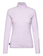 W 100 Glacier Fz - Eu Sport Sweatshirts & Hoodies Fleeces & Midlayers Purple The North Face