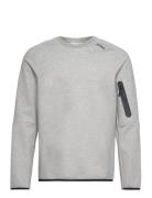Borg Tech Sweat Crew Sport Sweatshirts & Hoodies Sweatshirts Grey Björn Borg