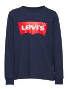 Levi's® Long Sleeve Batwing Tee Tops T-shirts Long-sleeved T-Skjorte Blue Levi's