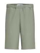 Slhloose-Plisse Shorts Ex Bottoms Shorts Chinos Shorts Green Selected Homme