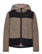 W Gale Pile Zip Hood Sport Sweatshirts & Hoodies Fleeces & Midlayers Brown Sail Racing