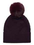 Oslo Beanie - Fake Fur Accessories Headwear Hats Beanie Beige Mp Denmark