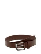 Onsboon Slim Leather Belt Noos Accessories Belts Classic Belts Brown ONLY & SONS