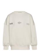 Printed Sweatshirt Tops Sweatshirts & Hoodies Sweatshirts White Tom Tailor