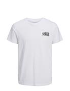 Jjecorp Logo Tee Ss O-Neck Noos Tops T-Kortærmet Skjorte White Jack & J S