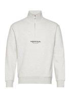 Jorvesterbro Sweat Quarter Zip Hn Noos Tops Sweatshirts & Hoodies Sweatshirts Grey Jack & J S