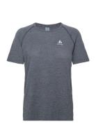 Odlo T-Shirt Crew Neck S/S Essential Seamless Sport T-shirts & Tops Short-sleeved Grey Odlo