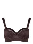 Illusion Uw Side Support Bra Lingerie Bras & Tops Wired Bras Brown Fantasie