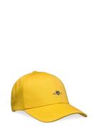 Unisex. High Cotton Twill Cap Accessories Headwear Caps Yellow GANT