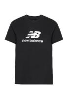 Sport Essentials Jersey Logo T-Shirt Sport T-shirts & Tops Short-sleeved Black New Balance