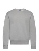 Loopback Fleece Sweatshirt Tops Sweatshirts & Hoodies Sweatshirts Grey Polo Ralph Lauren