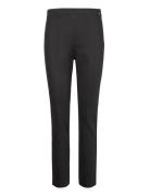 Elevated Slim Knitted Pant Bottoms Trousers Slim Fit Trousers Black Tommy Hilfiger