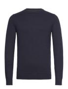 Bs Halfdan Regular Fit Knitwear Tops Knitwear Round Necks Navy Bruun & Stengade