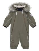 Pyxis Fur Outerwear Coveralls Snow-ski Coveralls & Sets Khaki Green Molo