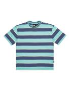 Stripe Tee Yth Tops T-Kortærmet Skjorte Blue Quiksilver