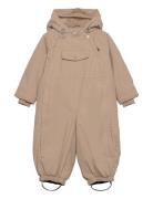 Wisti Fleece Lined Snowsuit. Grs Outerwear Coveralls Snow-ski Coveralls & Sets Beige Mini A Ture