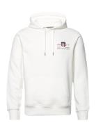 Reg Medium Archive Shield Hoodie Tops Sweatshirts & Hoodies Hoodies White GANT