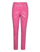 Jxberlin Slim Hw Faux Leat Pants Noos Bottoms Trousers Leather Leggings-Bukser Pink JJXX