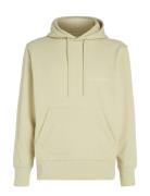 Institutional Hoodie Tops Sweatshirts & Hoodies Hoodies Beige Calvin Klein Jeans