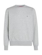 Flag Logo Sweatshirt Tops Sweatshirts & Hoodies Sweatshirts Grey Tommy Hilfiger