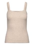 Slfcelica Anna Strap Tank Top Noos Tops T-shirts & Tops Sleeveless Cream Selected Femme