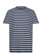 Classic Fit Striped Jersey T-Shirt Tops T-Kortærmet Skjorte Navy Polo Ralph Lauren