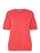 Frclia Pu 7 Tops Knitwear Jumpers Coral Fransa