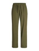 Jpstbill Jjwide Crinkle Jogger Pant Bottoms Trousers Casual Green Jack & J S